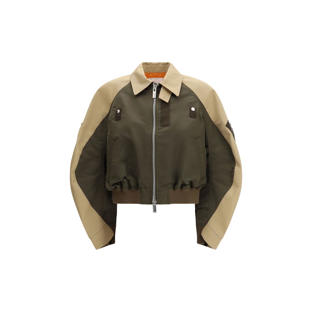Zweifarbiger Baumwoll-Blouson