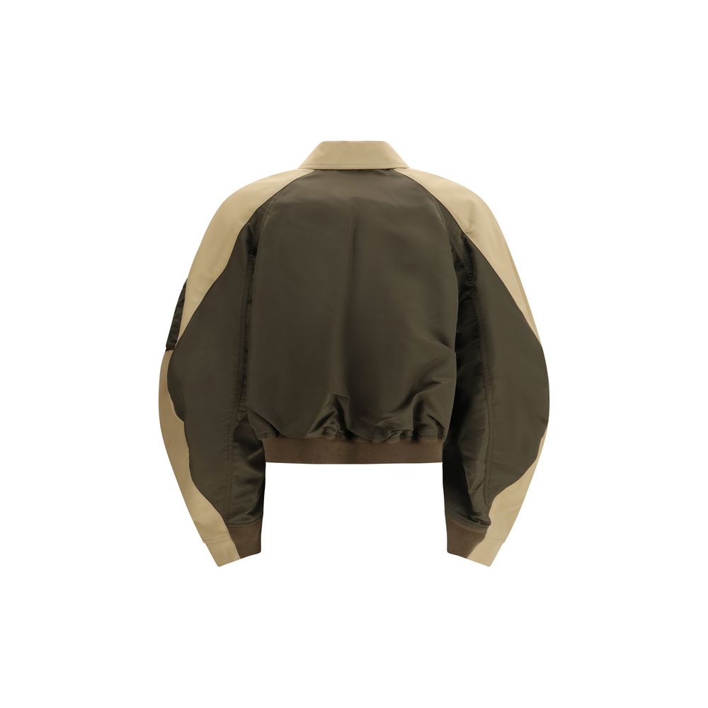 Zweifarbiger Baumwoll-Blouson