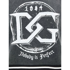 Schwarzes Baumwollsweatshirt