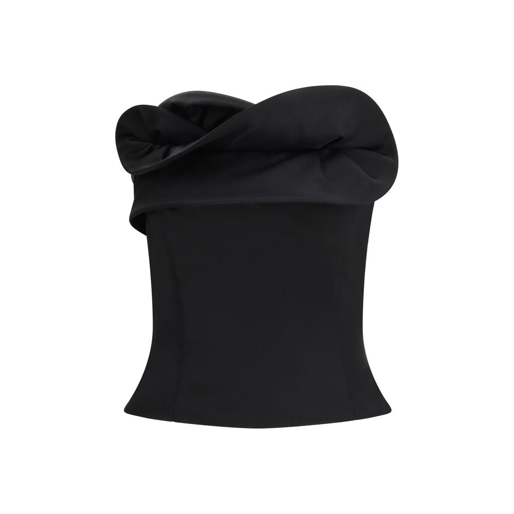 Black Wool Tank Tops