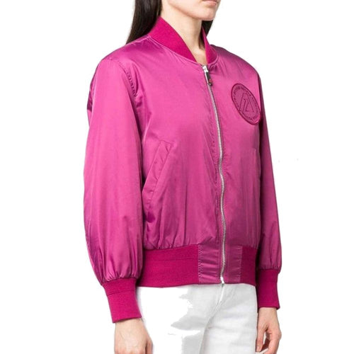 Mehrfarbige Nylon-Bomberjacke
