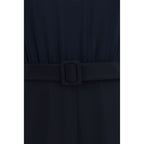 Blue Polyester Jumpsuit