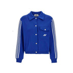 Blue Nylon Cardigan