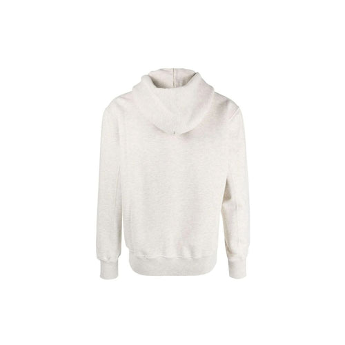 Beiger Baumwollhoodie
