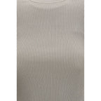 Maglietta in Seta Beige