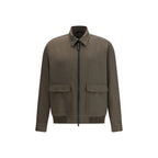 Bicolor Wool Coat