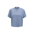 Blaues Baumwoll-T-Shirt