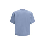 Blaues Baumwoll-T-Shirt