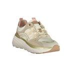 Beige Polyurethan Damen-Sneaker