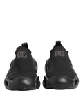 Black Slip On Wave Low Top Sneakers Shoes
