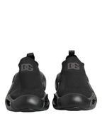 Black Slip On Wave Low Top Sneakers Shoes