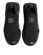Black Slip On Wave Low Top Sneakers Shoes