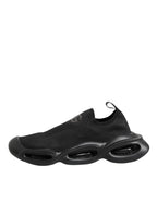Black Slip On Wave Low Top Sneakers Shoes