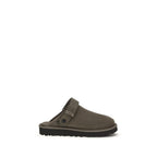 Brown Calf Leather Bos Taurus Mules