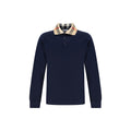 Blue Cotton Polo Shirt