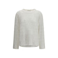White Silk Sweatshirt