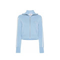 Cardigan in nylon blu