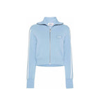 Cardigan in nylon blu