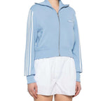Cardigan in nylon blu