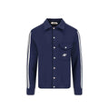 Blue Nylon Cardigan