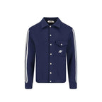 Blue Nylon Cardigan