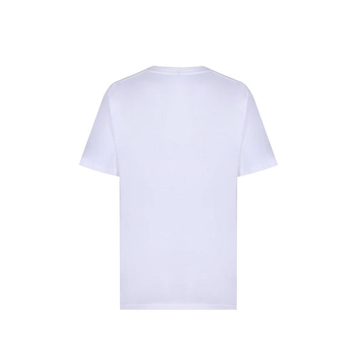 Weißes Baumwoll-T-Shirt