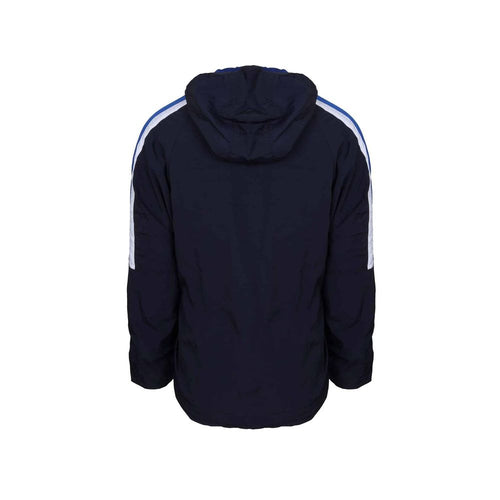 Blaue Nylon-Shell-Jacke