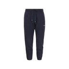 Blaue Baumwoll-Jogginghose