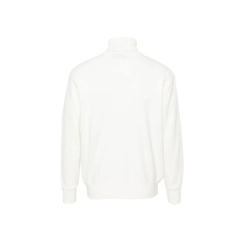 Weiße Nylon-Shell-Jacke