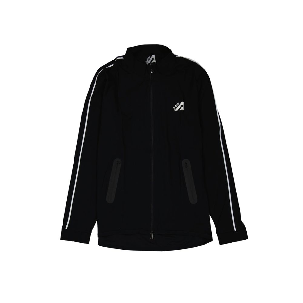 Schwarzes Elastan-Sweatshirt