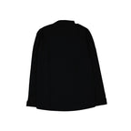 Schwarzes Elastan-Sweatshirt