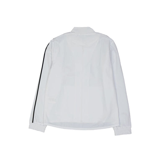 Weiße Elastan-Shell-Jacke