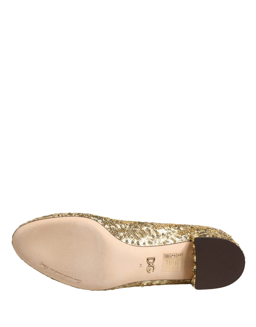 Gold-Pailletten-Stiefeletten Stretch-Schuhe