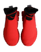 Rot-schwarz Socken-Sneaker Sorrento