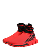 Rot-schwarz Socken-Sneaker Sorrento