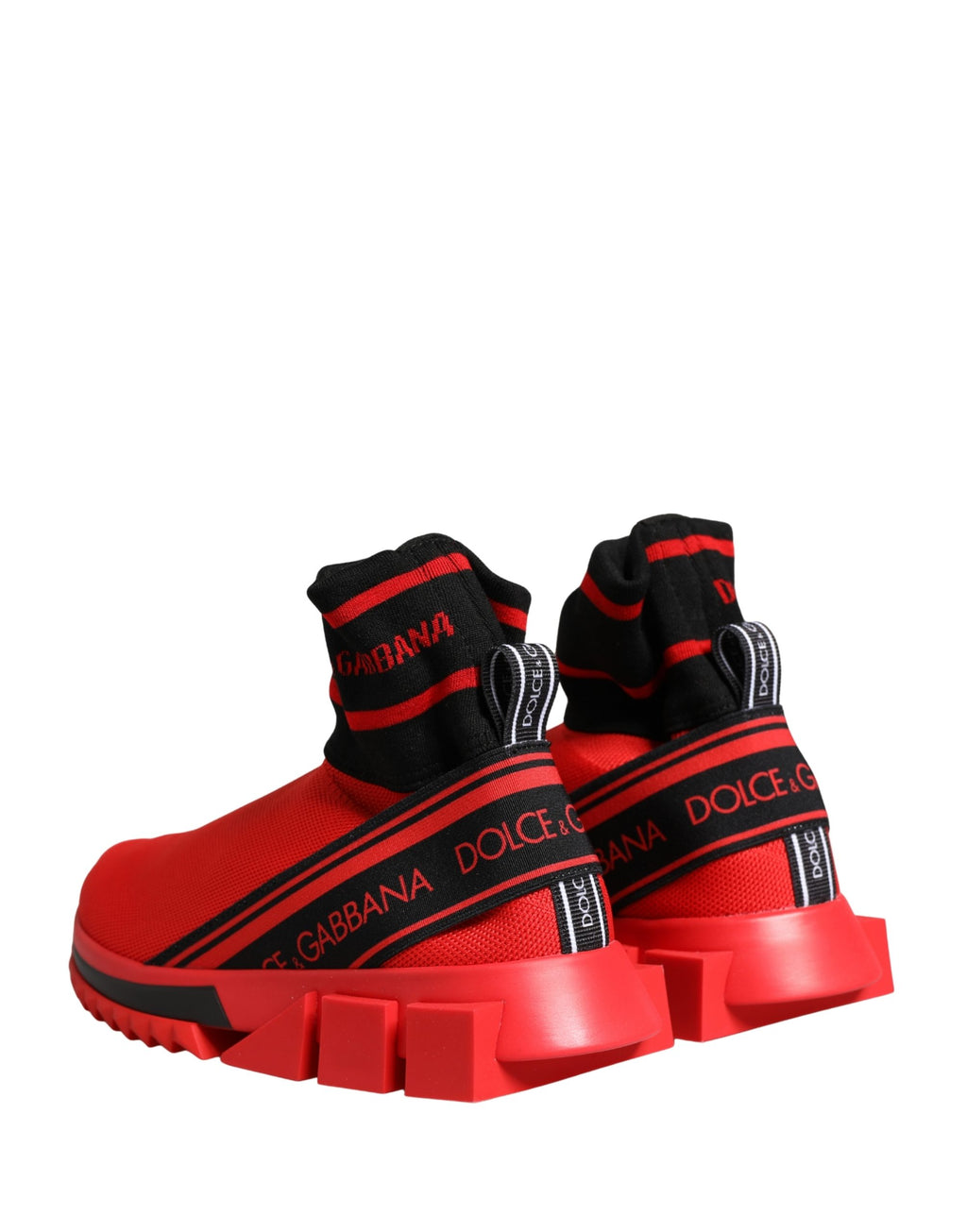 Rot-schwarz Socken-Sneaker Sorrento
