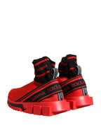 Rot-schwarz Socken-Sneaker Sorrento