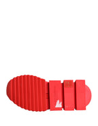 Rot-schwarz Socken-Sneaker Sorrento