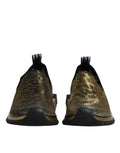 Gold Glitzer Leopard Sorrento Sneakers