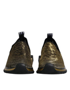 Gold Glitzer Leopard Sorrento Sneakers