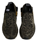 Gold Glitzer Leopard Sorrento Sneakers