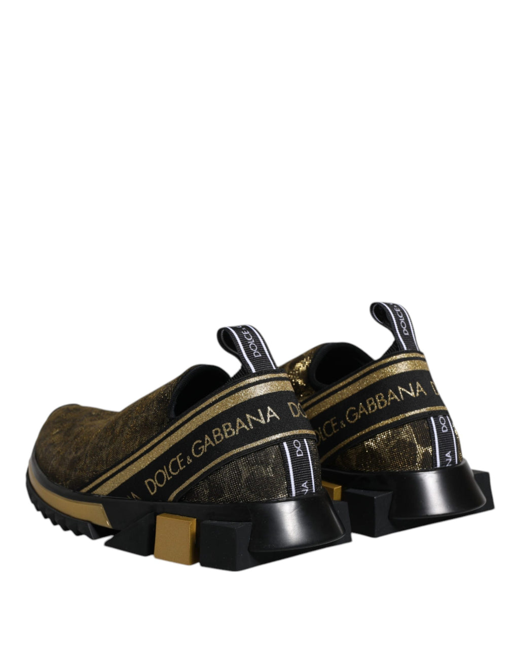 Gold Glitzer Leopard Sorrento Sneakers