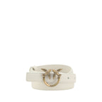 White Calf Leather Bos Taurus Regular Belt
