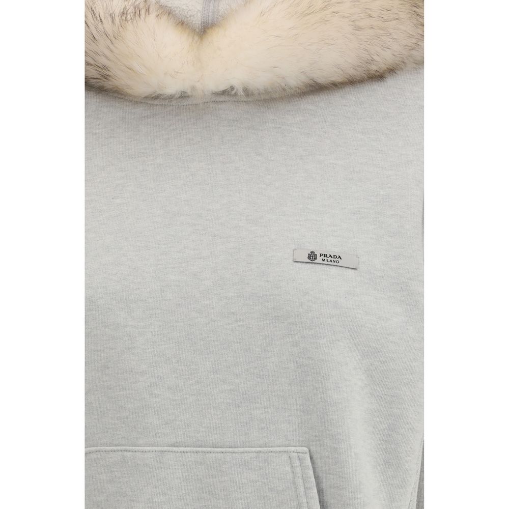 Graues Baumwoll-Sweatshirt