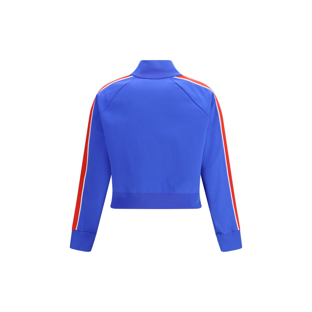 Blaues Polyamid-Sweatshirt