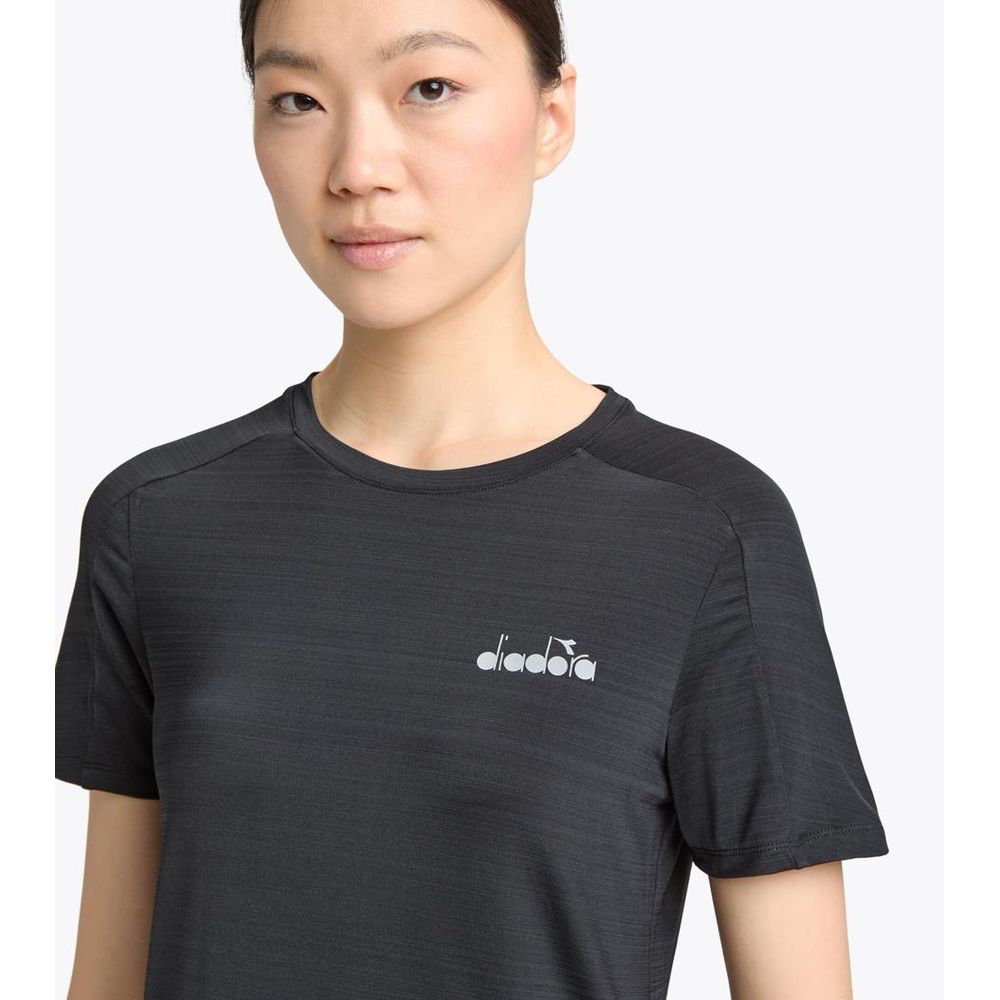 Black Polyester T-Shirt