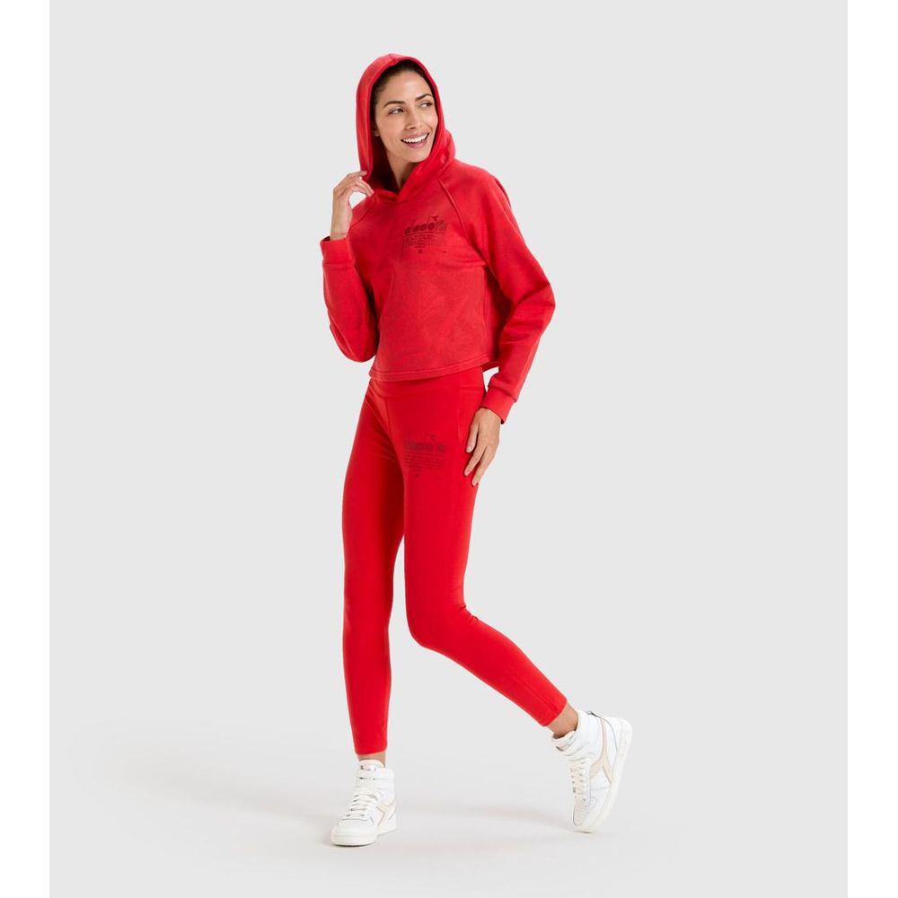 Red Cotton Sweatshirt