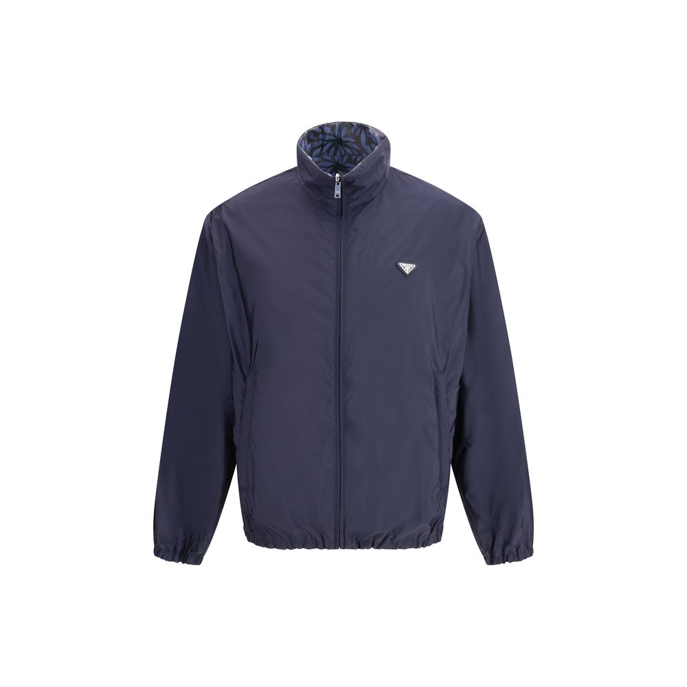 Jacke aus recyceltem Polyamid in Blau