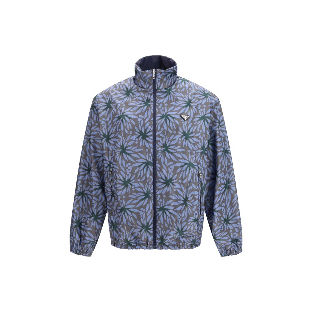 Jacke aus recyceltem Polyamid in Blau