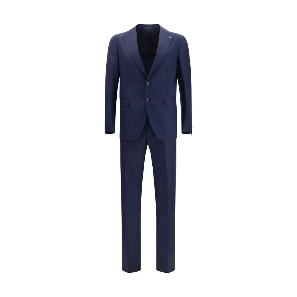 Abito due pezzi in lana blu